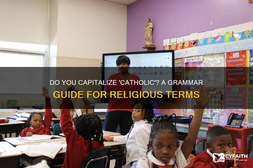 do you capitzlie catholic