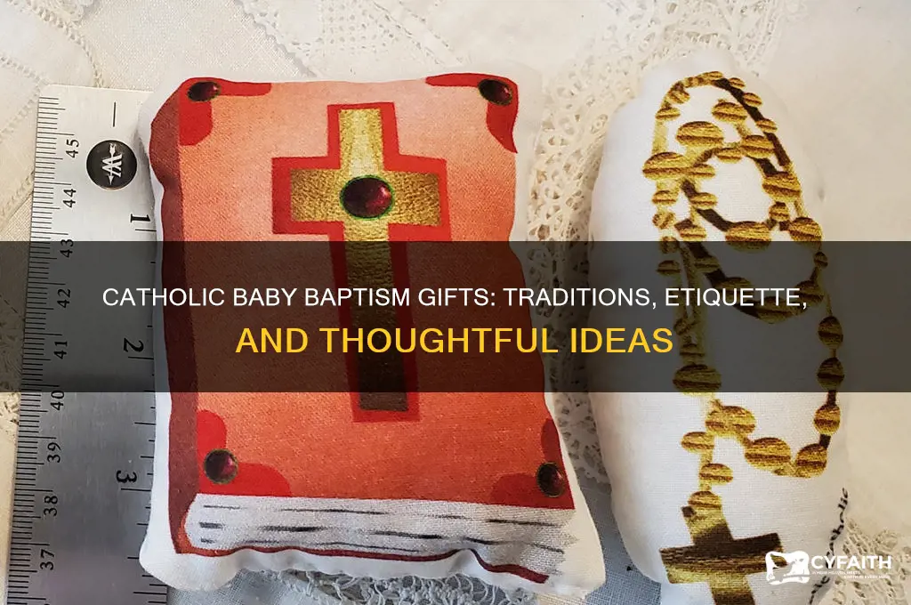 do you get a gift for a catholic baby baptism
