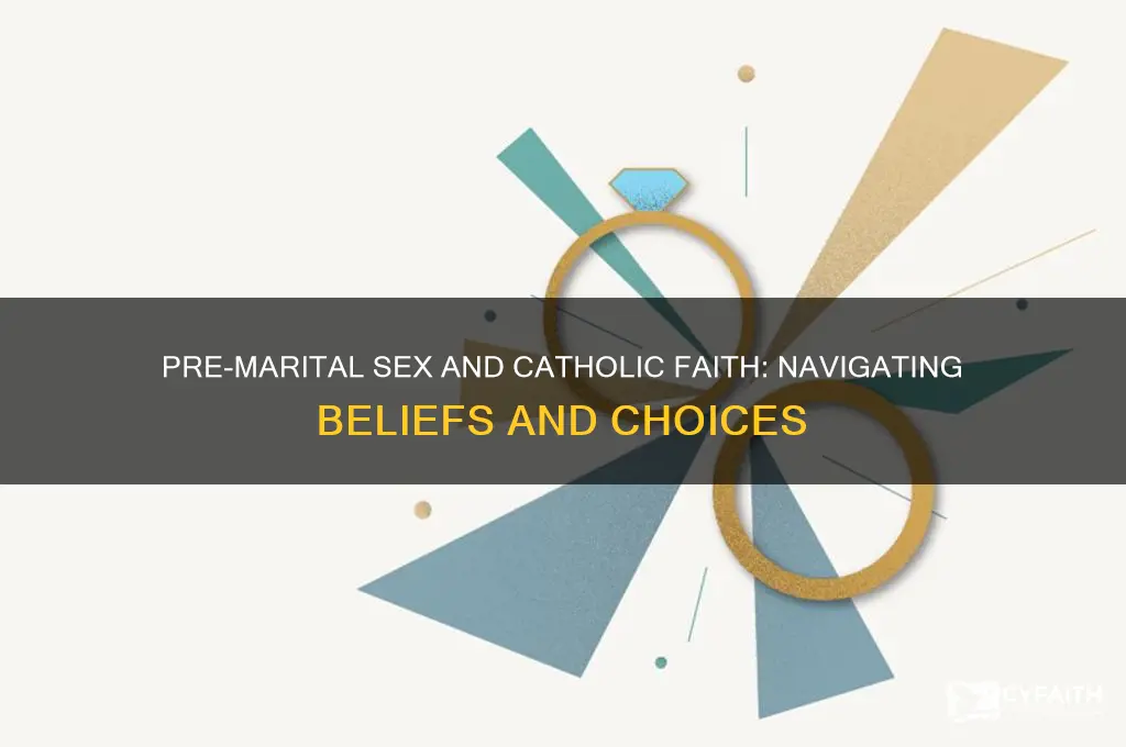 do you have pre-marital sex and are catholic