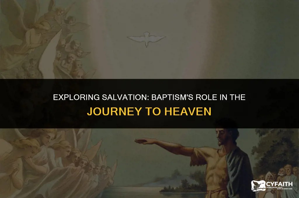 do you have to be baptisted to enter heaven
