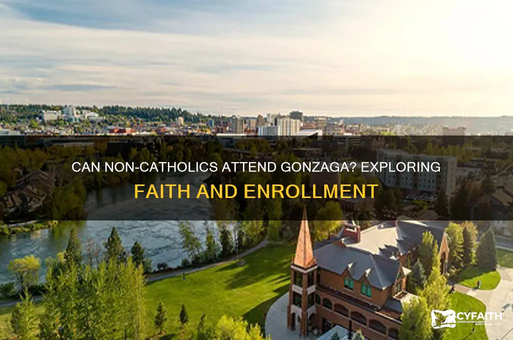 do you have to be catholic to attend gonzaga