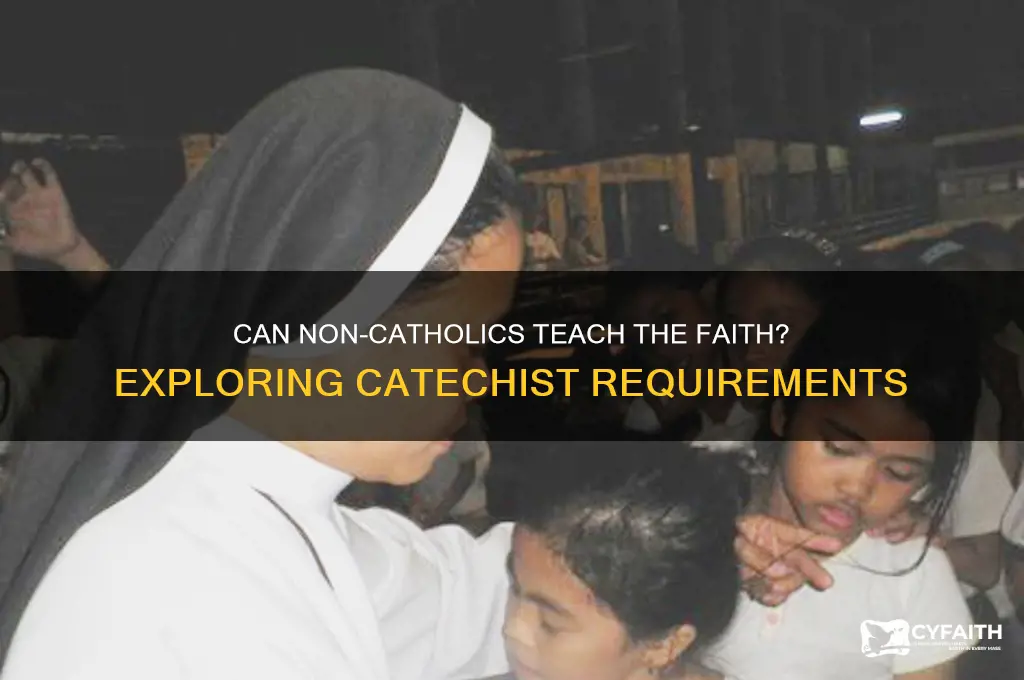 do you have to be catholic to be a catechist