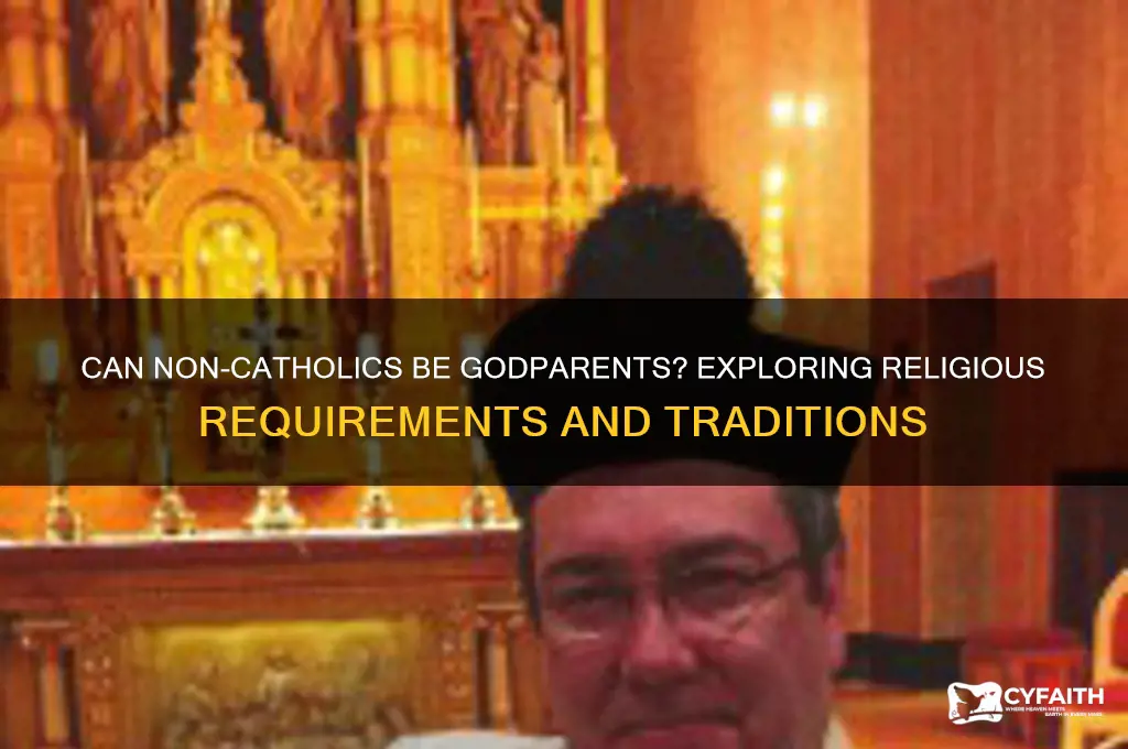 do you have to be catholic to be a godparetn