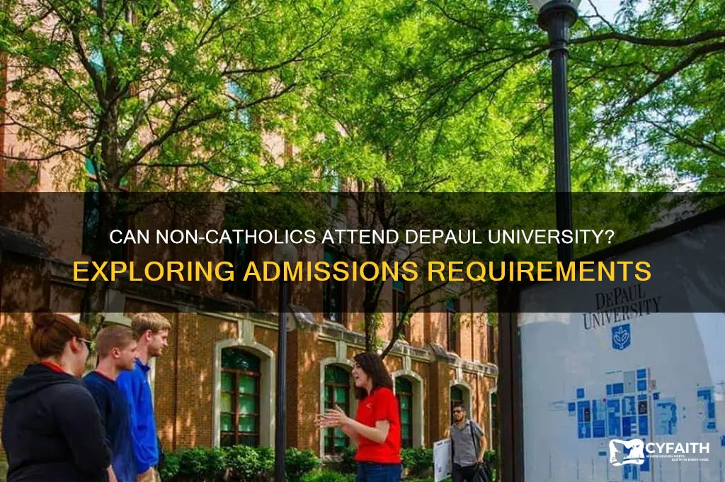 do you have to be catholic to go to depaul