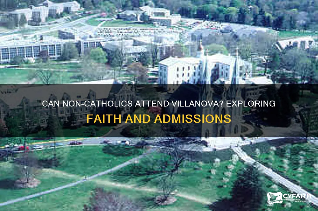 do you have to be catholic to go to villanova