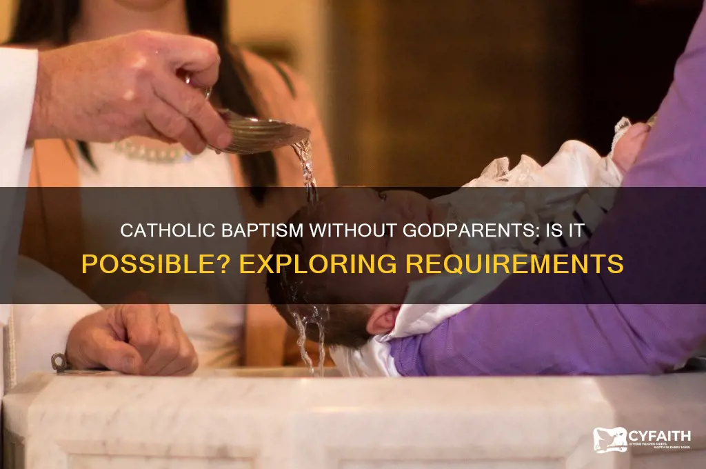 do you have to have godparents to be baptized catholic