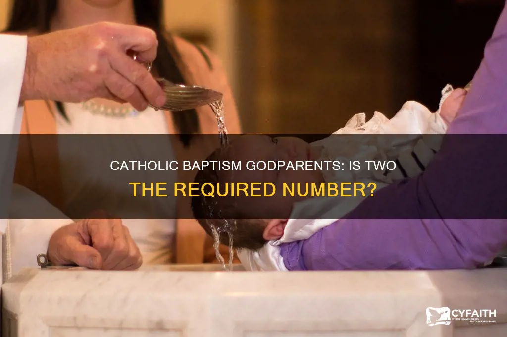 do you have to have two godparents for catholic baptism
