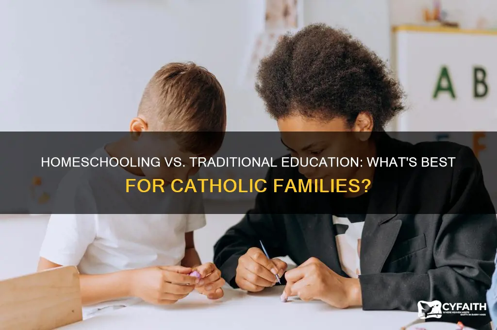 do you have to homeschool to be a good catholic