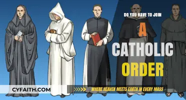 Why Joining a Catholic Order is Optional