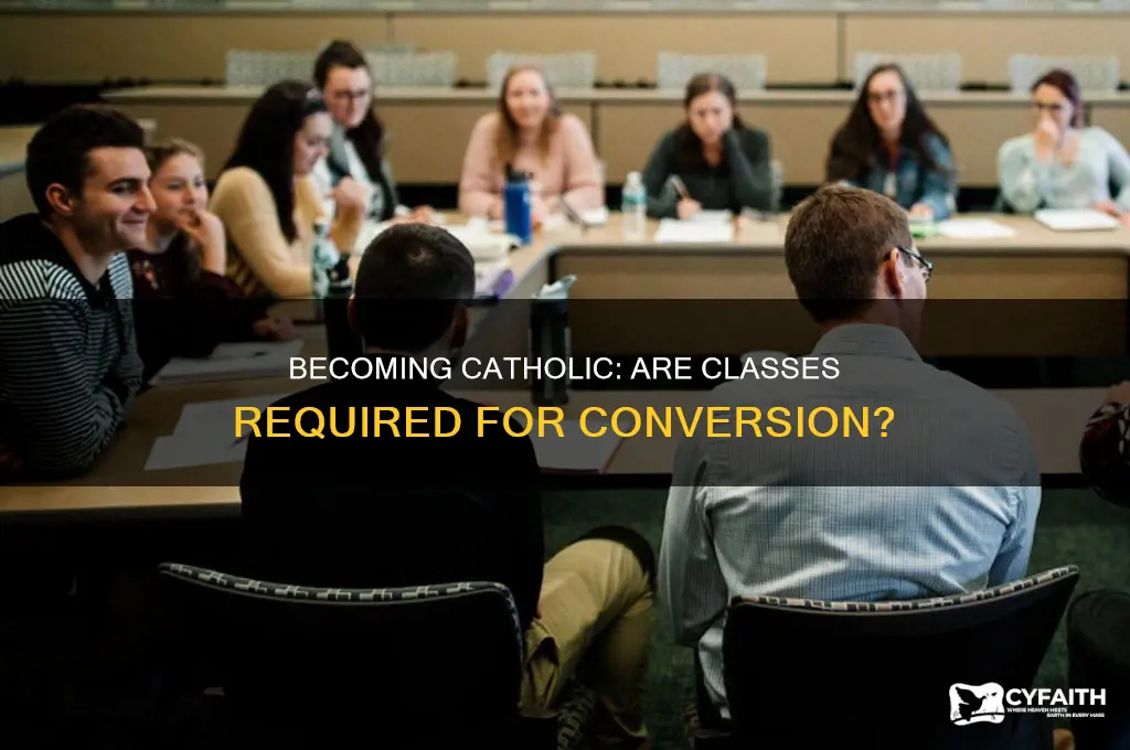 do you have to take classes to become a catholic