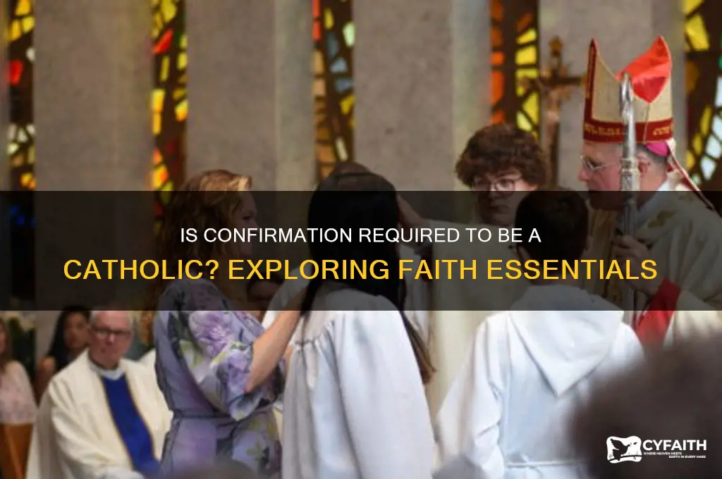 do you need to be confirmed to be a catholic