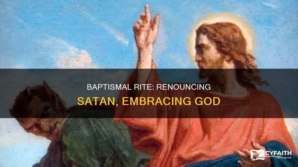 do you renounce satan catholic baptism