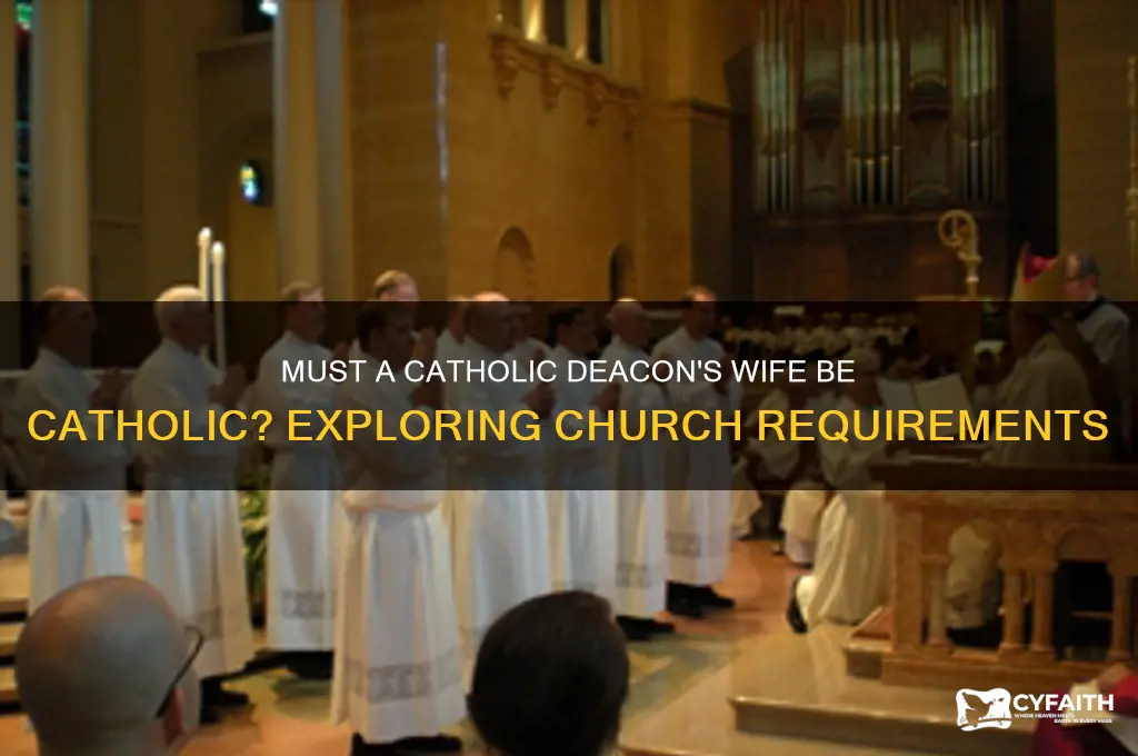 does a catholic deacon