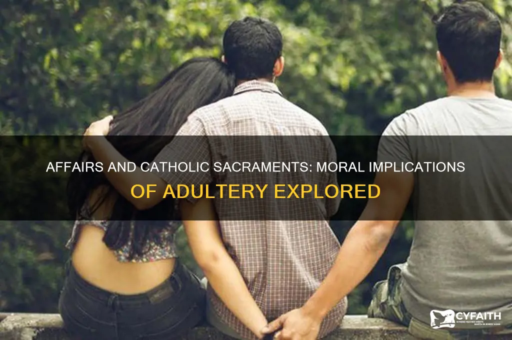 does an affair with a married person violate catholic sacraments