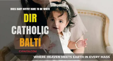 Catholic Baptism Outfits: Must Babies Wear White in Baltimore?