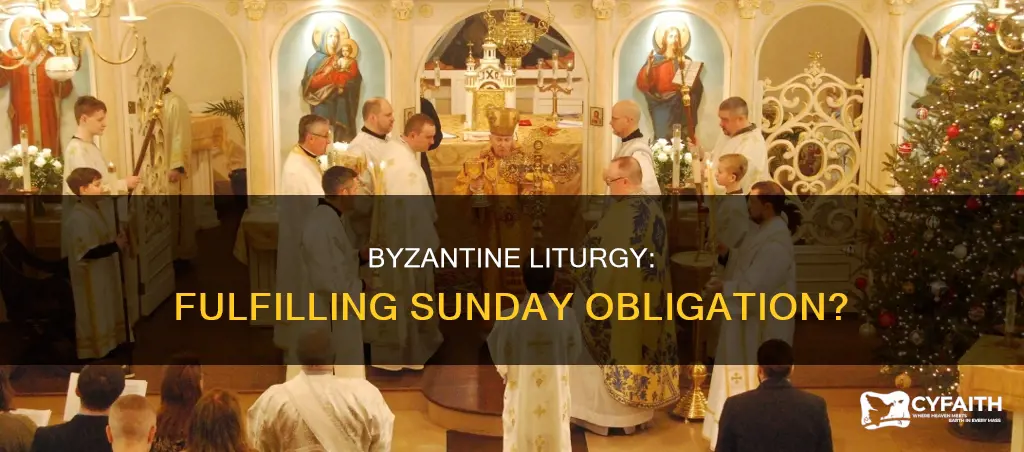 does byzantine catholic divine liturgy fulfill sunday obligation