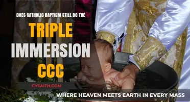 Catholic Baptism: Does Triple Immersion Remain a CCC Practice?