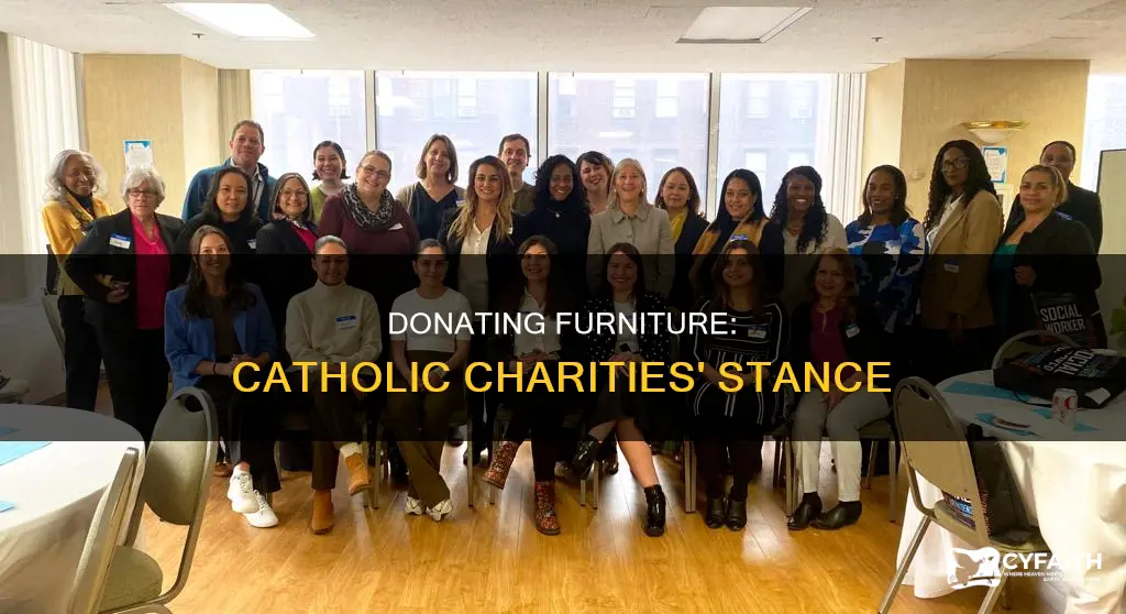 does catholic charities accept furniture donations
