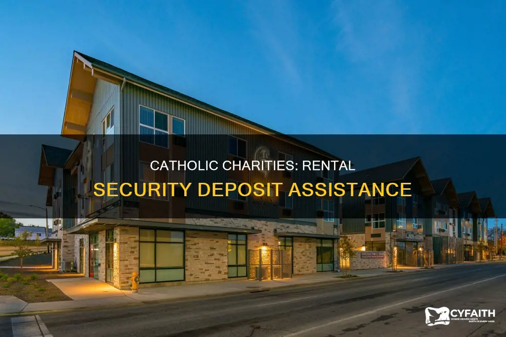 does catholic charities help with security deposit