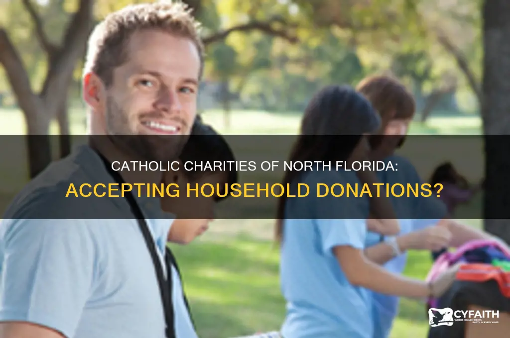 does catholic charities of nort florida accept household donations