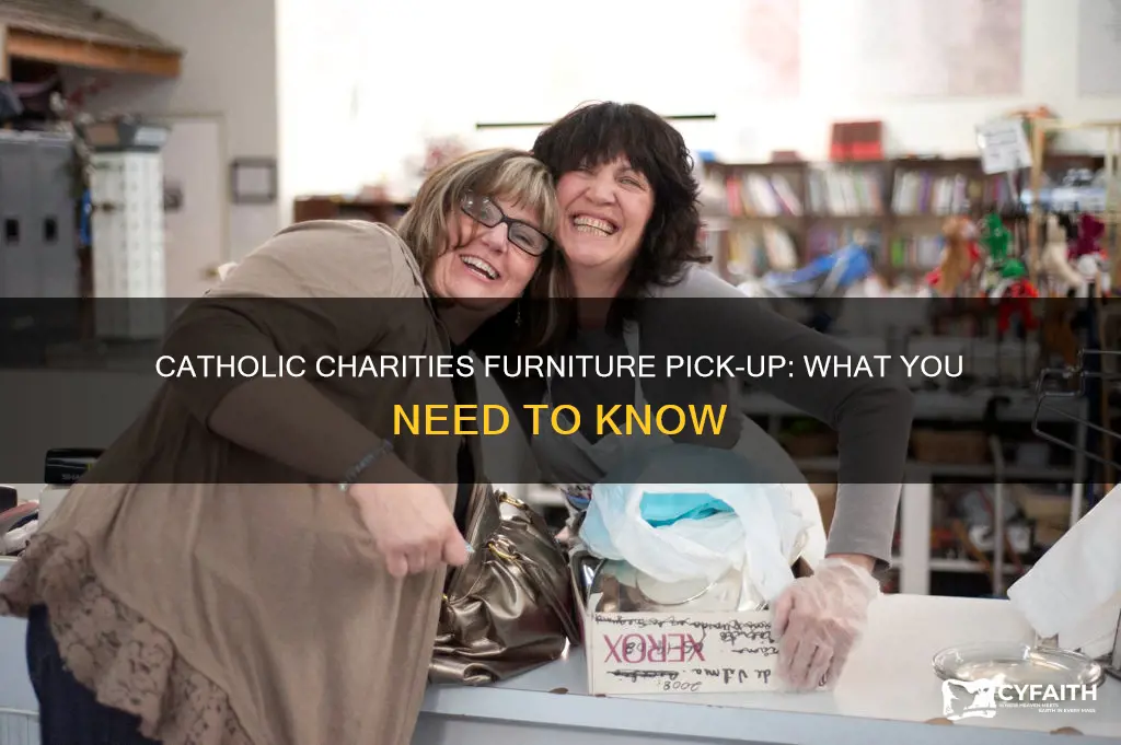 does catholic charities pick up furniture