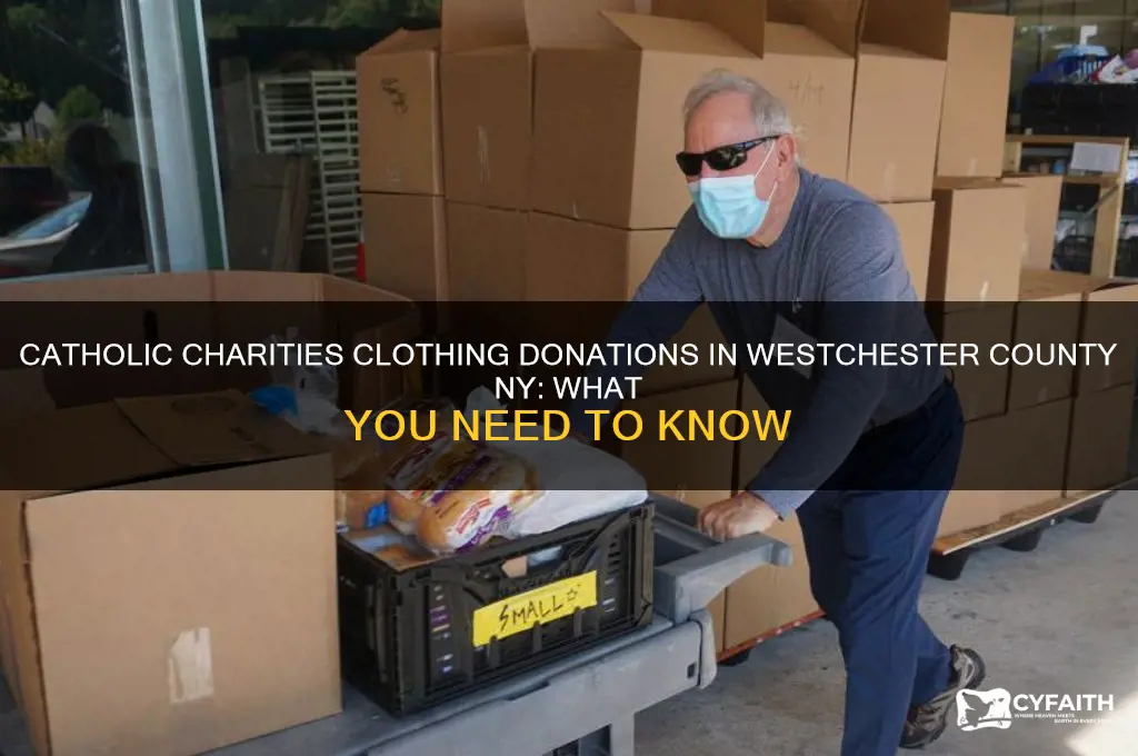 does catholic charities take clothing donations in westchester county ny