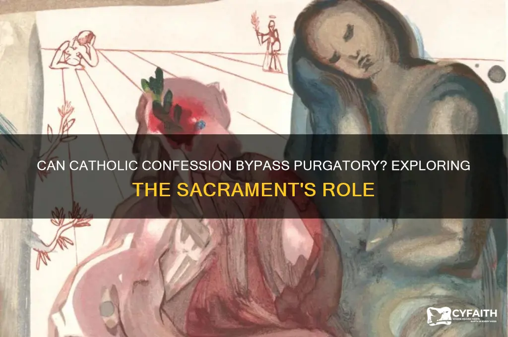 does catholic confession allow them to miss purgatory catholic