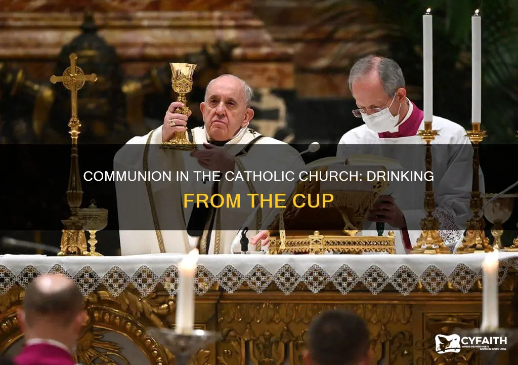 does catholic congregations drink the cup