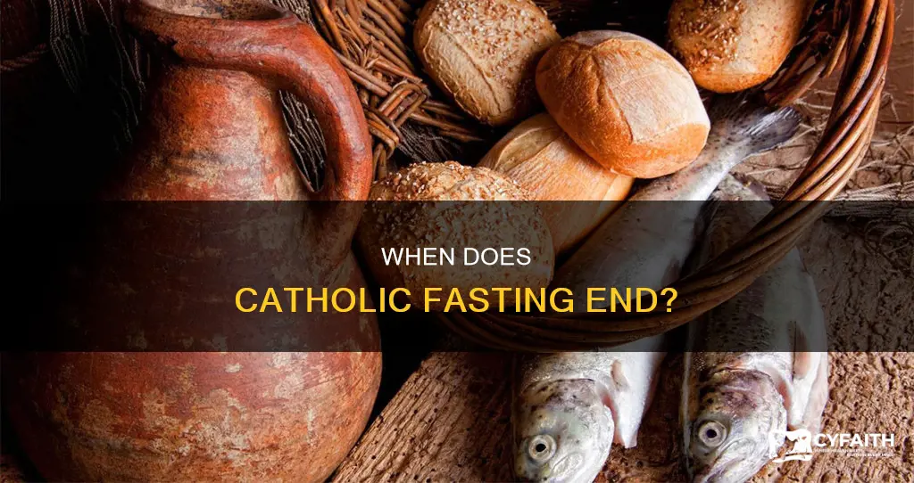 does catholic fasting end at sundown