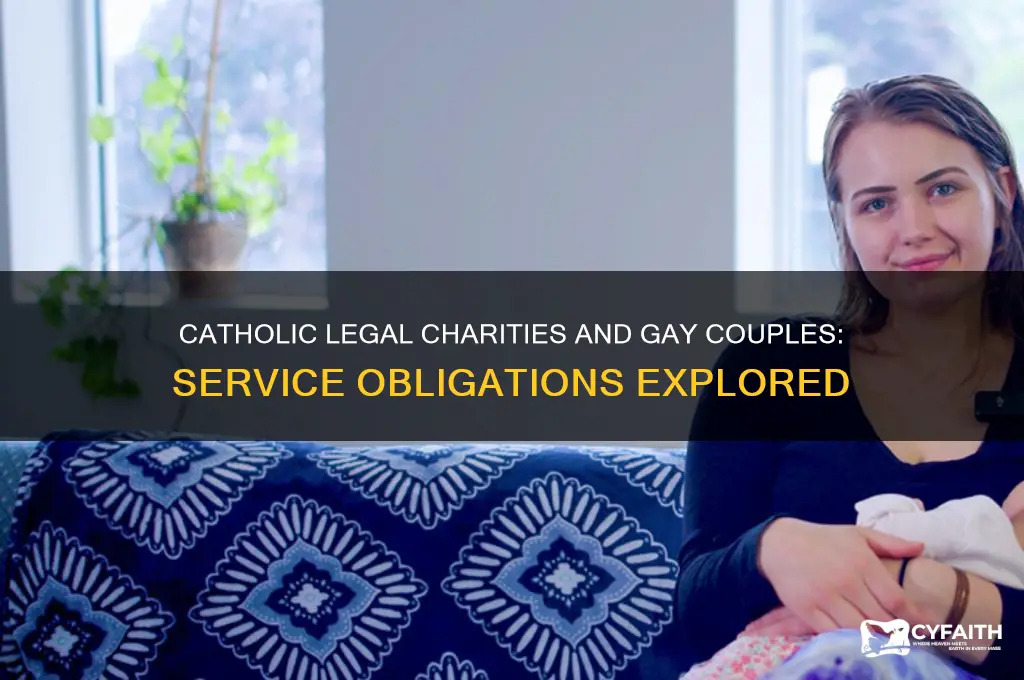 does catholic legal charities have to provide gay couples services