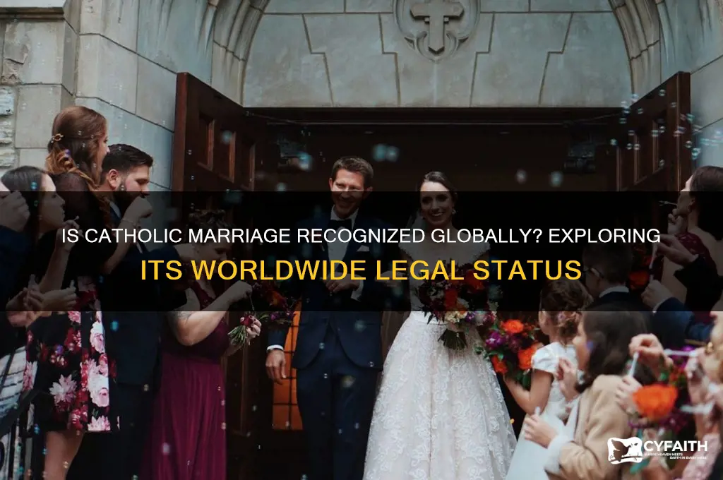 does catholic marriage counts worldwide