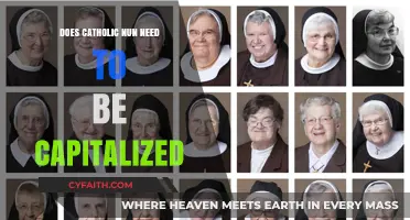 Capitalization Rules: Nun or Catholic Nun?