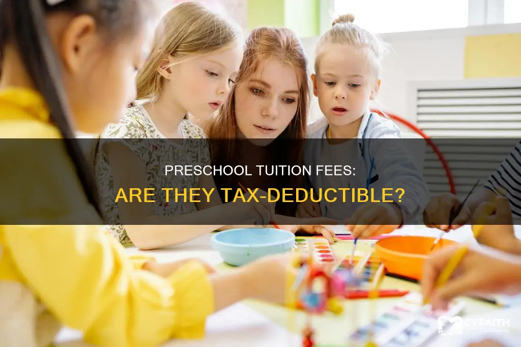does catholic preschool tuition count as dependent care
