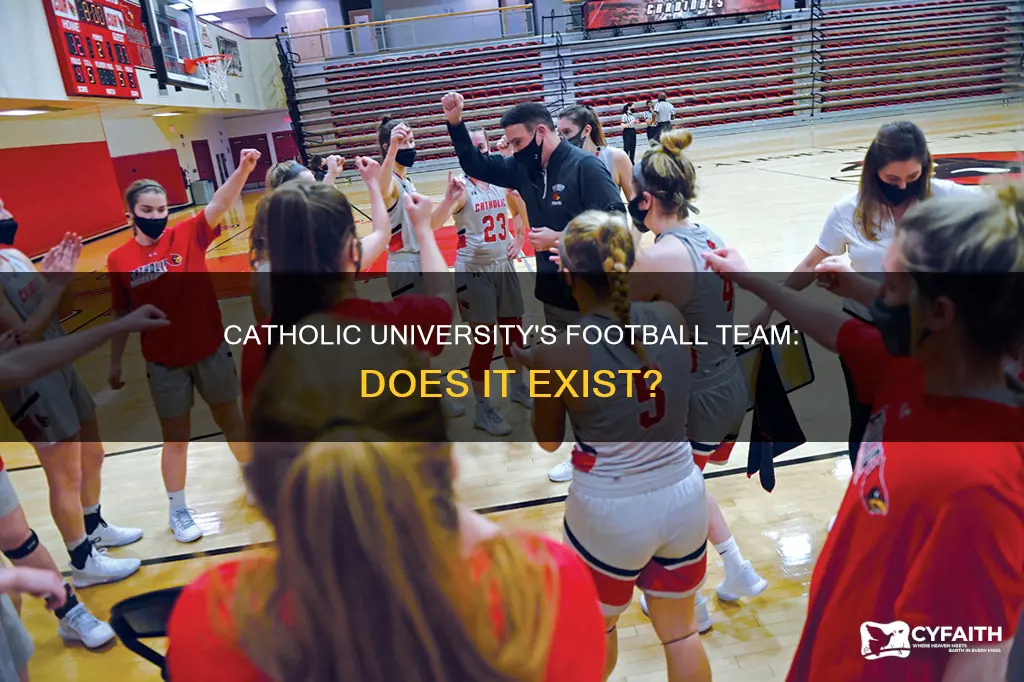 does catholic university have a football team
