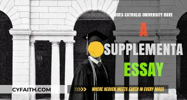 Supplemental Essays for Catholic University Admissions