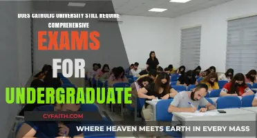 Do Catholic University Undergraduates Still Face Comprehensive Exams?