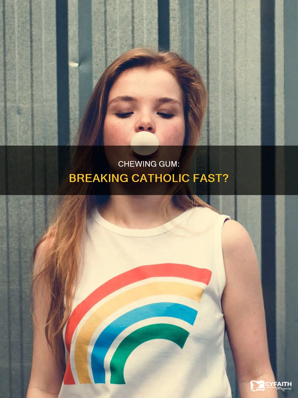 does chewing gum break a fast catholic