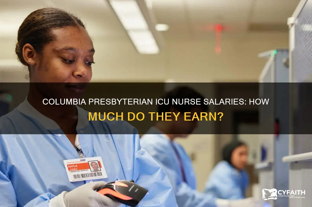 does columbia presbyterian icu nurse make more money