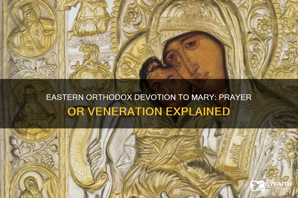 does eastern orthodox pray to mary