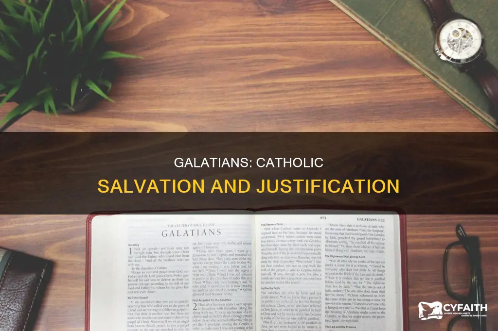 does galatians teach that catholics are not saved