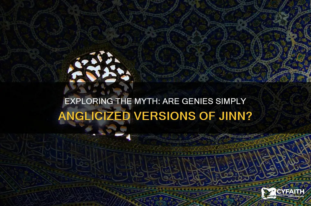 does general anglicized as genies