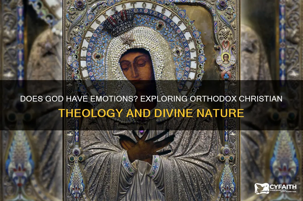does god have emotions orthodox