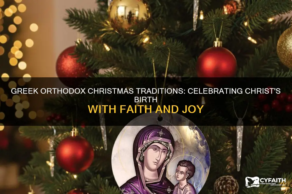 does greek orthodox believe in christmas