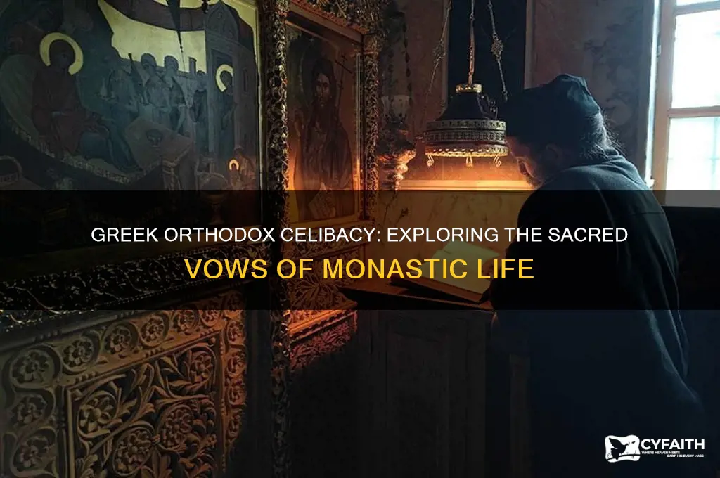 does greek orthodox celibacy