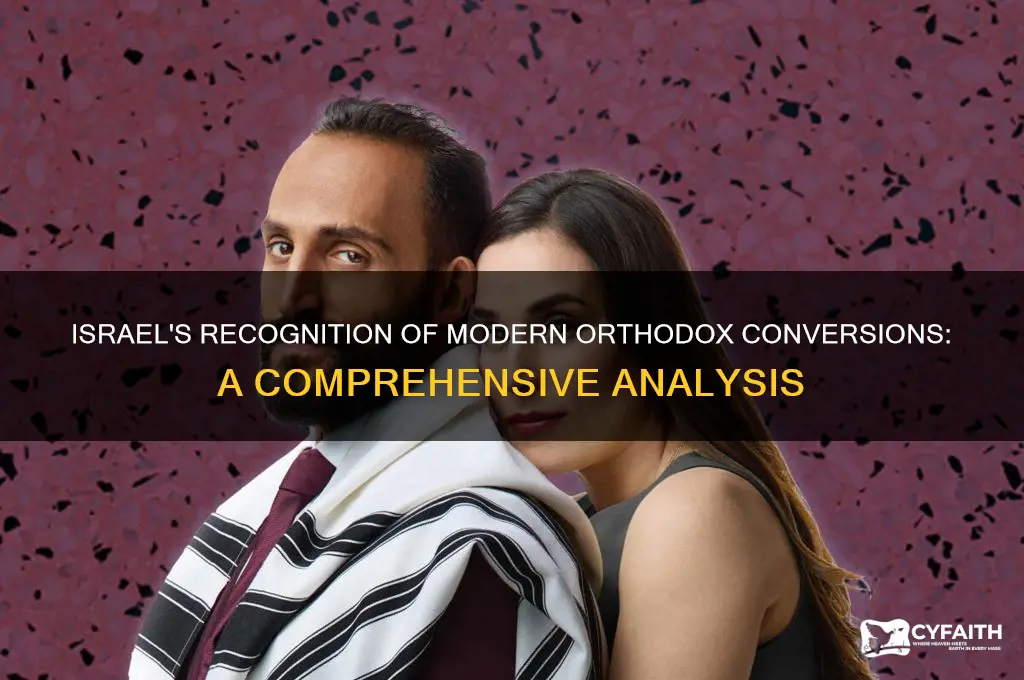 does israel accept modern orthodox conversions