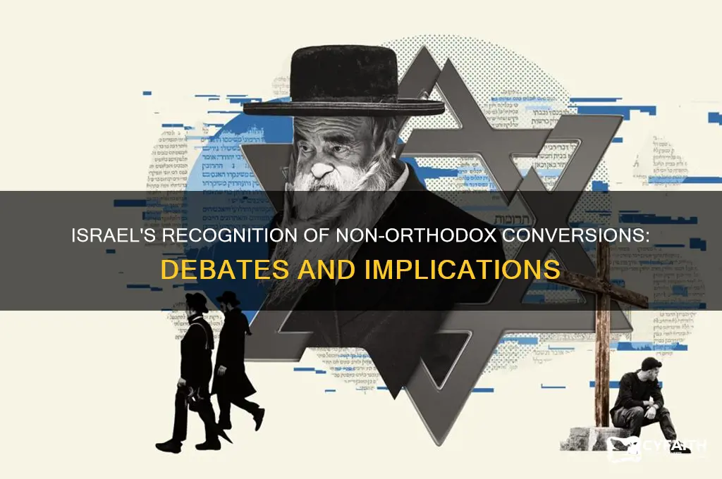 does israel recognise non orthodox conversions