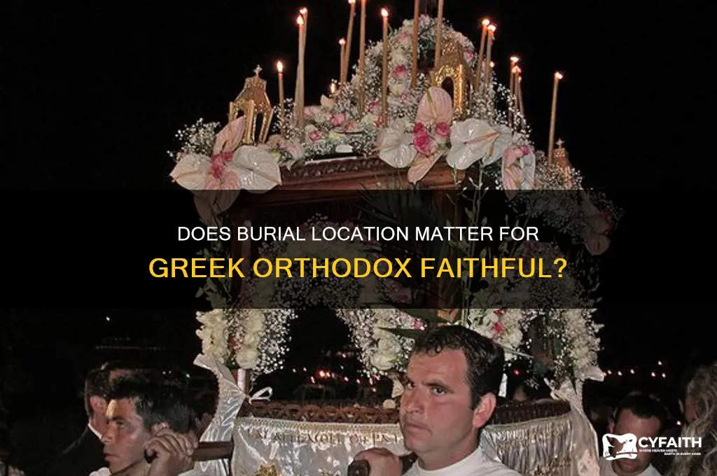 does it matter where a greek orthodox gets burried