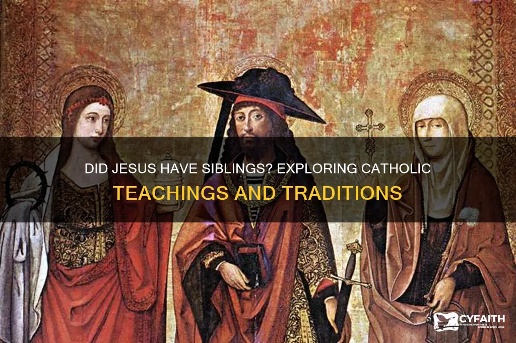 does jesus have siblings catholic