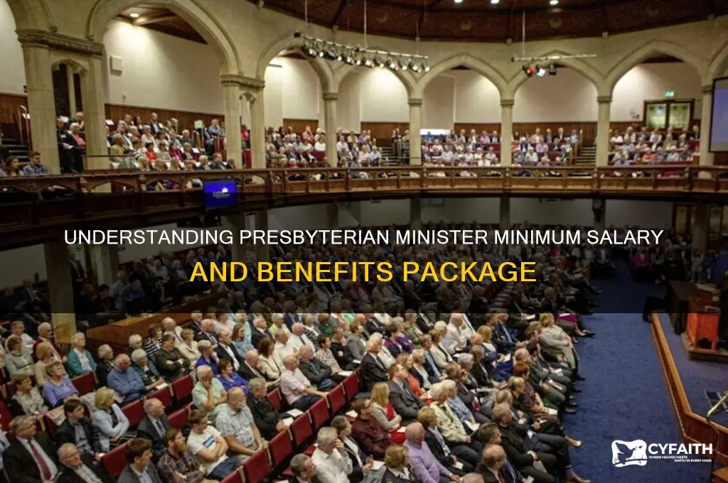 does minimum salary for presbyterian minister include benefits