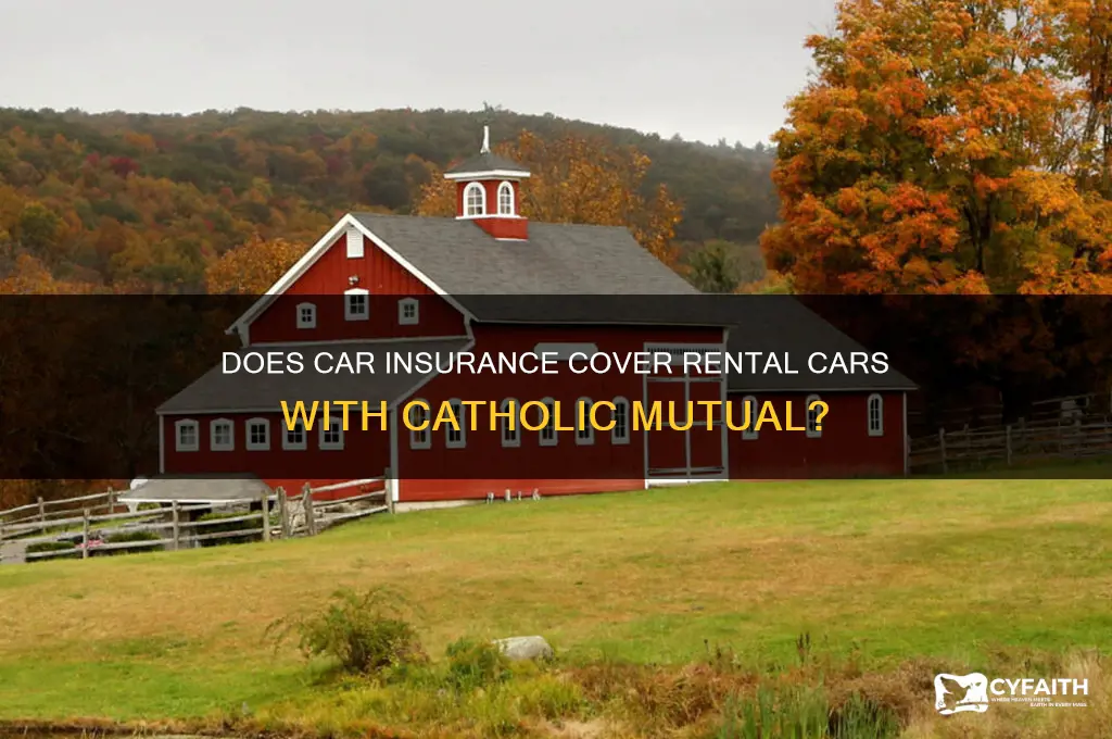 does my car insurance cover rental car catholic mutual